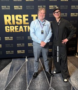 Wesley Jones, CEO Nepean Community College and Chris Do.